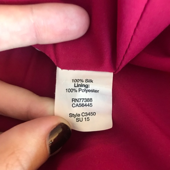 Madewell Silk Daylight Dress in Dark Rosette - Picture 6 of 6